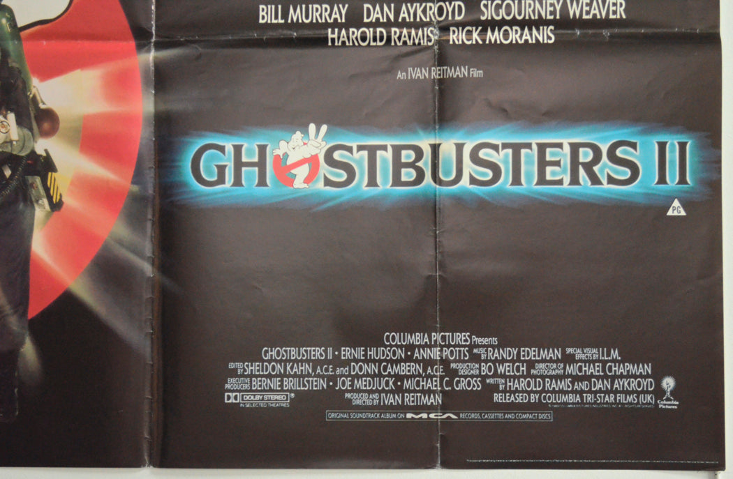 GHOSTBUSTERS II (Bottom Right) Cinema Quad Movie Poster