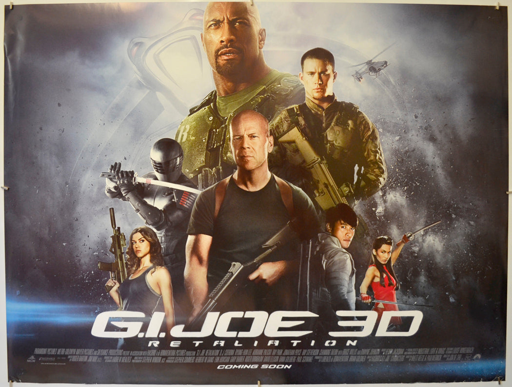 G.I. Joe - Retaliation Original Quad Poster - Film Poster - Movie Poster