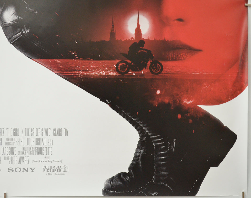 THE GIRL IN THE SPIDER’S WEB (Bottom Right) Cinema Quad Movie Poster