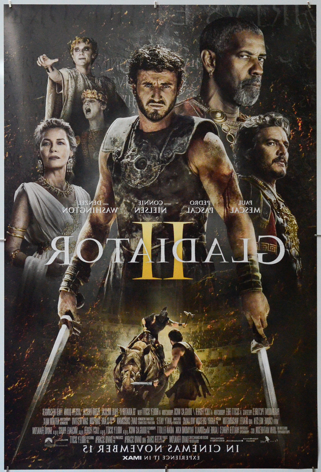 Gladiator II (Back) Cinema One Sheet Movie Poster