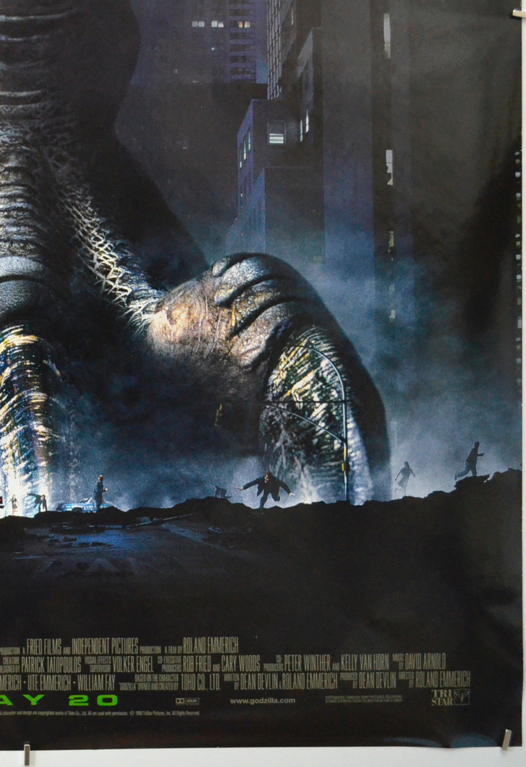GODZILLA (Bottom Right) Cinema One Sheet Movie Poster