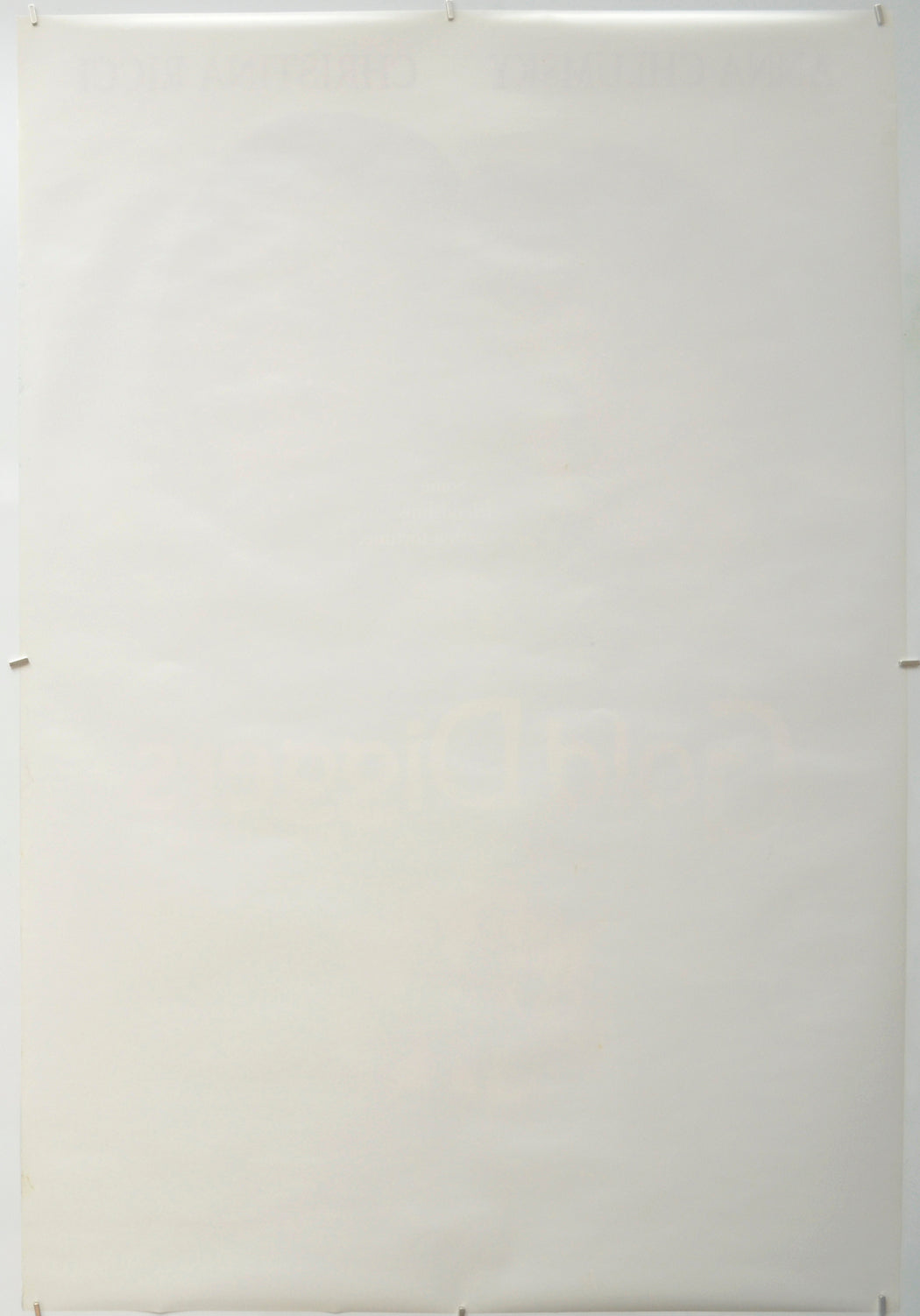 GOLD DIGGERS: THE SECRET OF BEAR MOUNTAIN (Back) Cinema One Sheet Movie Poster