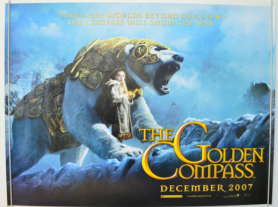 The Golden Compass (Teaser / Advance Version) Original British Quad Poster - Film Poster - Movie Poster