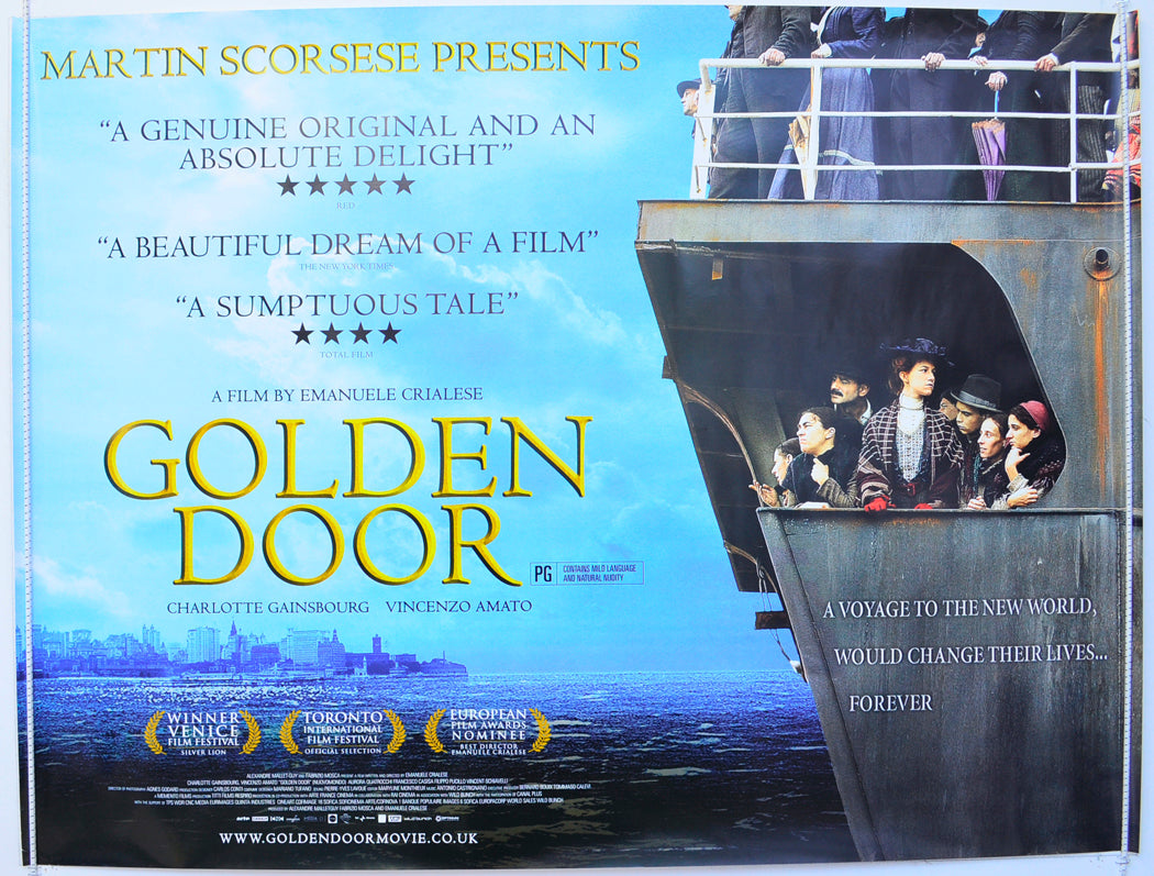 Golden Door Original British Quad Poster - Film Poster - Movie Poster