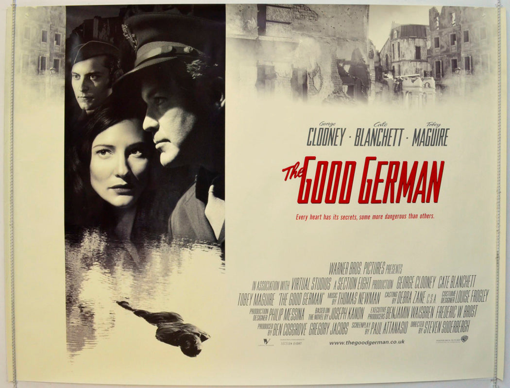 The Good German Original British Quad Poster - Film Poster - Movie Poster