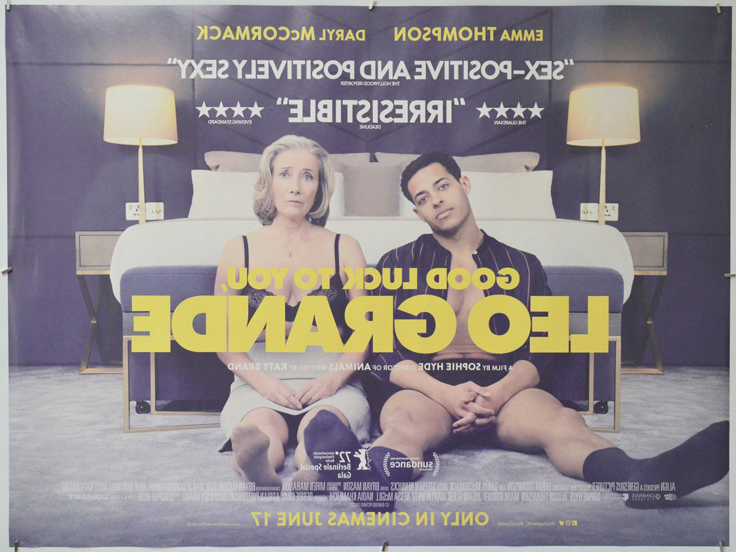 Good Luck To You, Leo Grande (Back) Cinema Quad Movie Poster