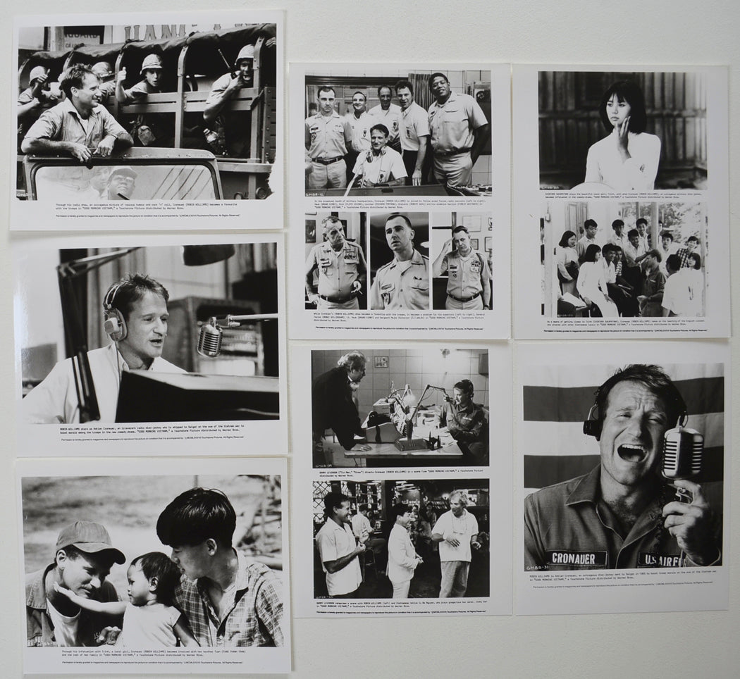 Good Morning Vietnam 7 Original Black And White Press Stills
