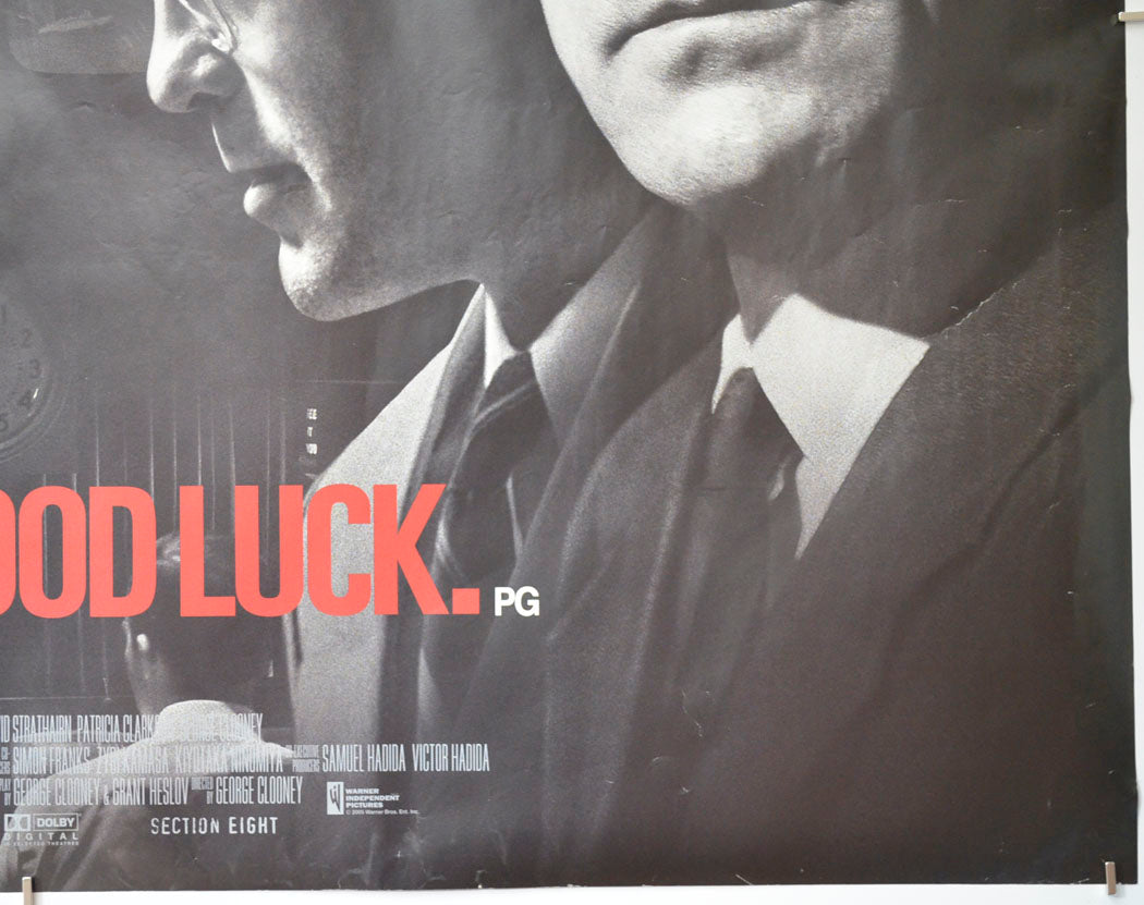 GOOD NIGHT AND GOOD LUCK (Bottom Right) Cinema Quad Movie Poster