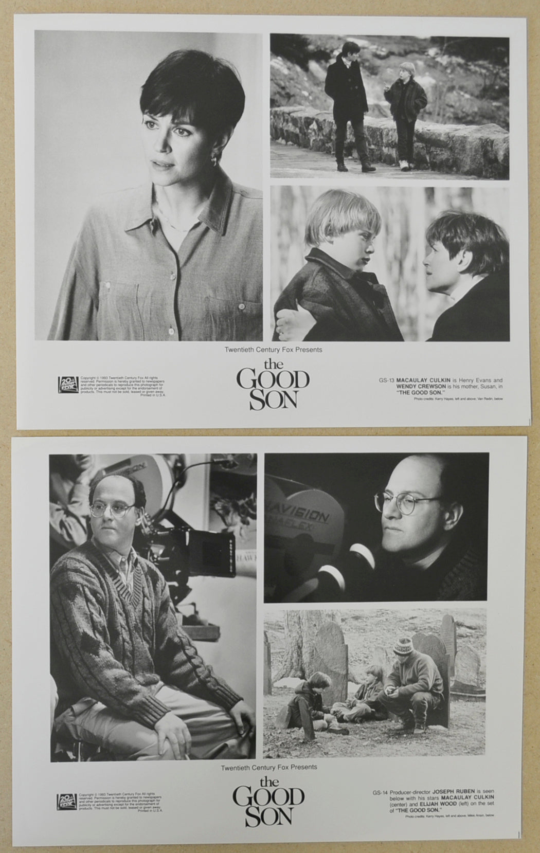 THE GOOD SON (Stills 13 & 14) Cinema Black and White Press Stills