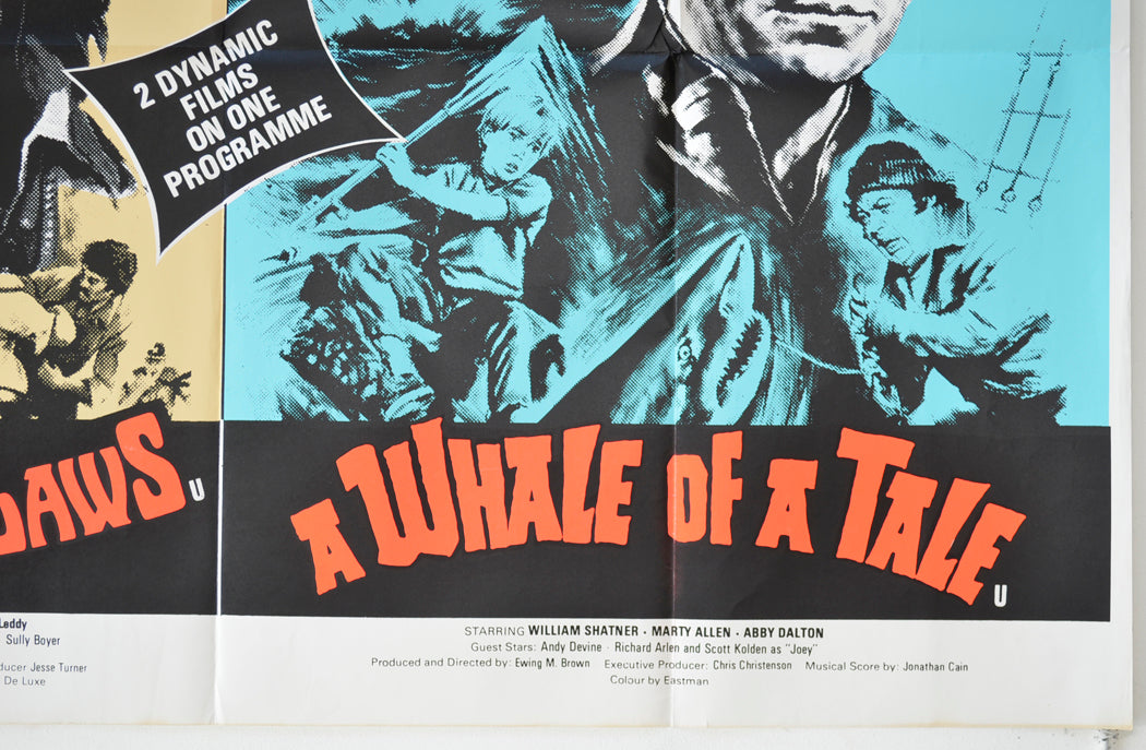 GOOD TIME OUTLAWS / A WHALE OF A TALE (Bottom Right) Cinema Quad Movie Poster