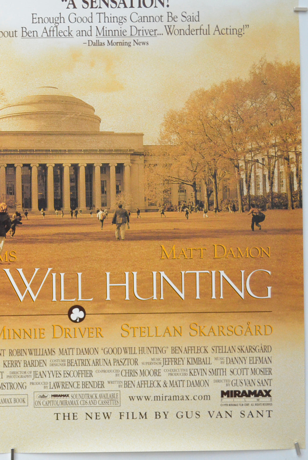 GOOD WILL HUNTING (Bottom Right) Cinema One Sheet Movie Poster