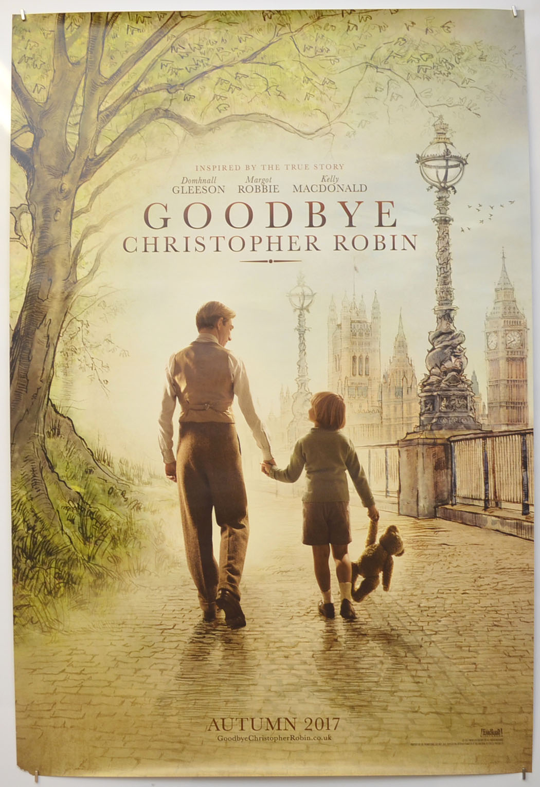 Goodbye Christopher Robin (Teaser / Advance Version) Original One Sheet Poster - Film Poster - Movie Poster