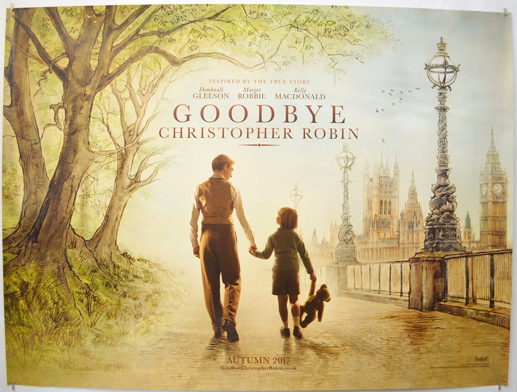 Goodbye Christopher Robin (Teaser / Advance Version) Original Quad Poster - Film Poster - Movie Poster