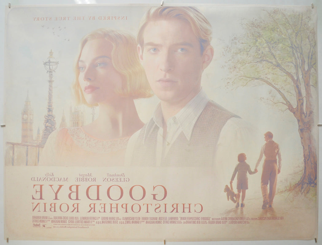 Goodbye Christopher Robin (Back) Cinema Quad Movie Poster