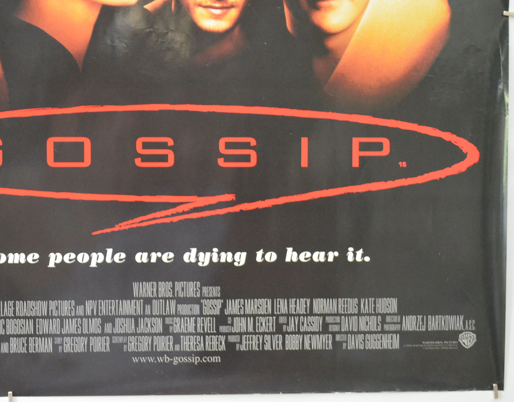 GOSSIP (Bottom Right) Cinema Quad Movie Poster