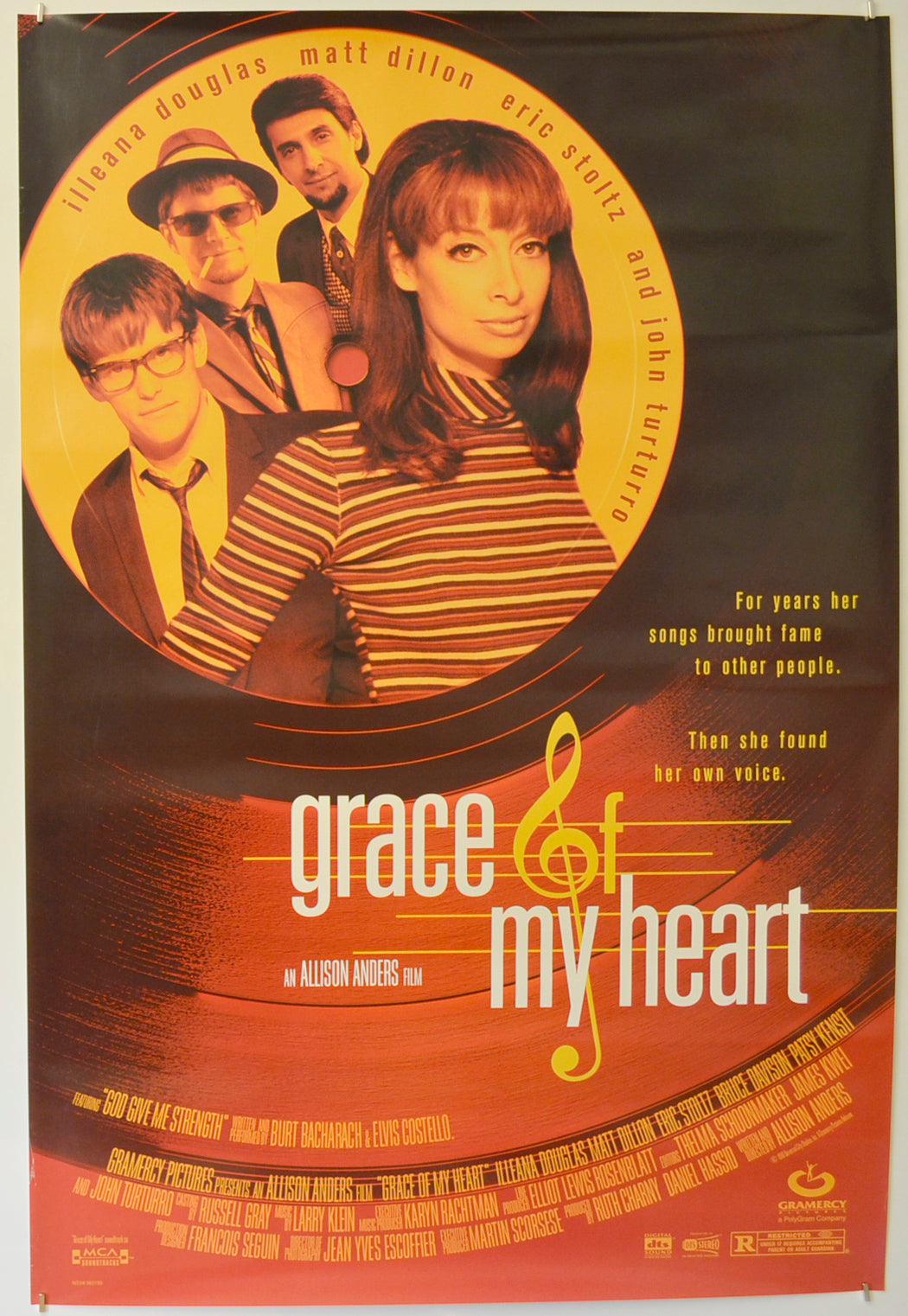 Grace Of My Heart Original One Sheet Poster - Film Poster - Movie Poster