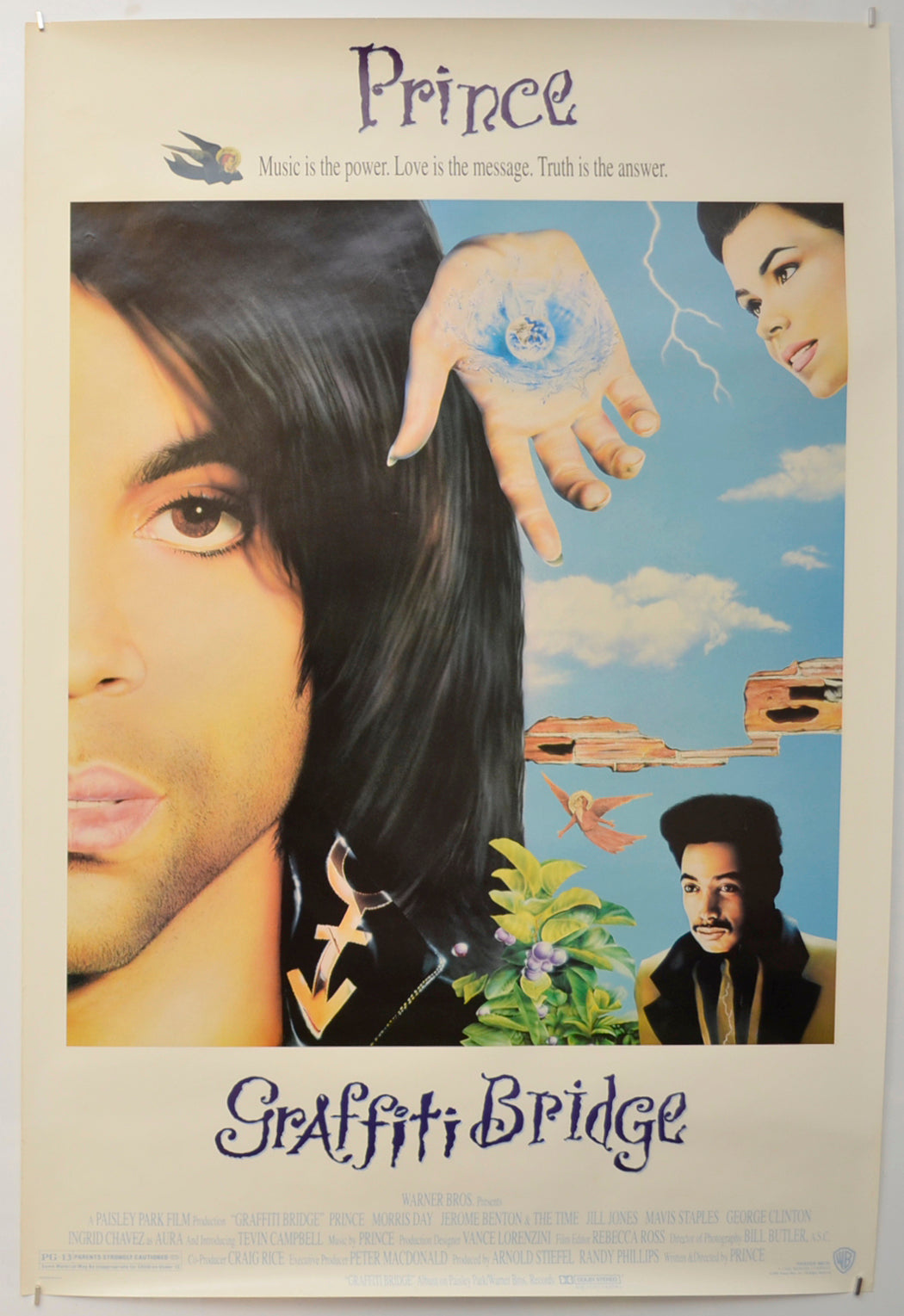 Graffiti Bridge Original One Sheet Poster - Film Poster - Movie Poster