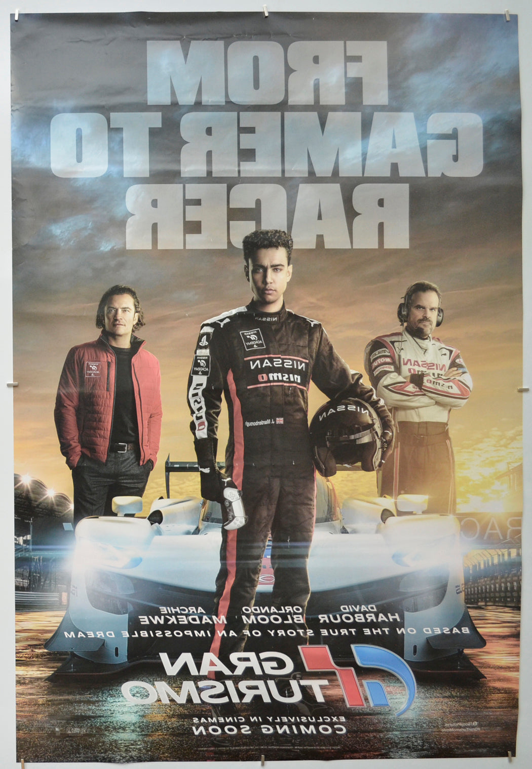 GRAN TURISMO (Back) Cinema One Sheet Movie Poster