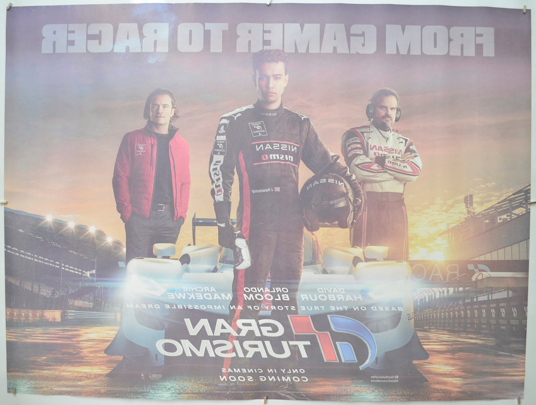 GRAN TURISMO (Back) Cinema Quad Movie Poster
