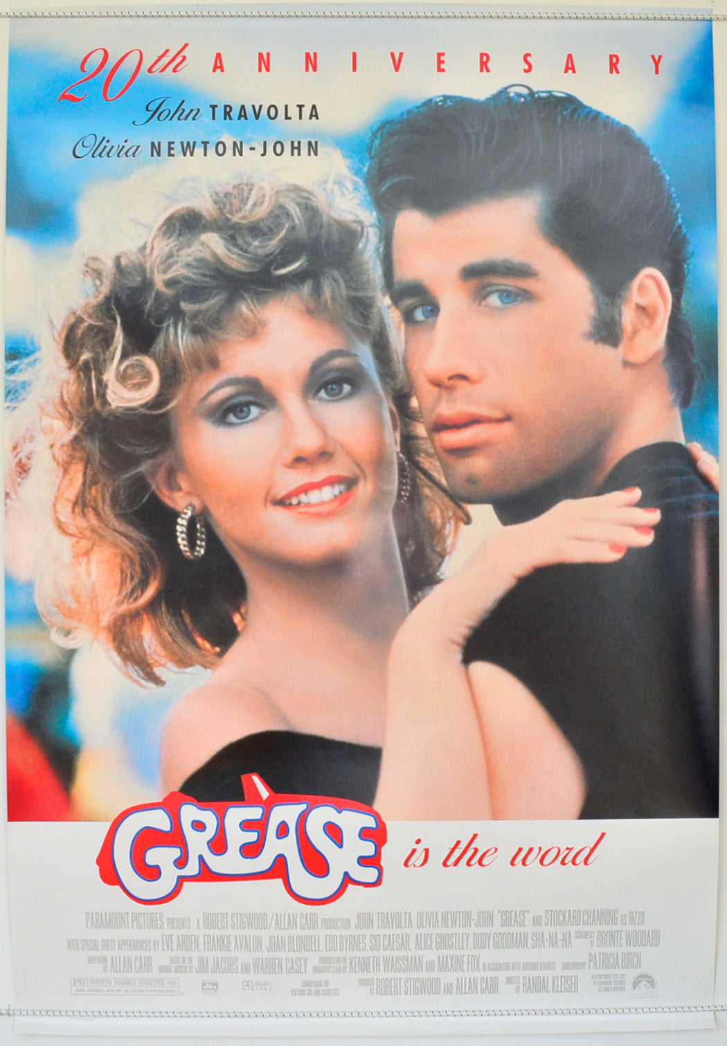 Grease Original One Sheet Poster - Film Poster - Movie Poster