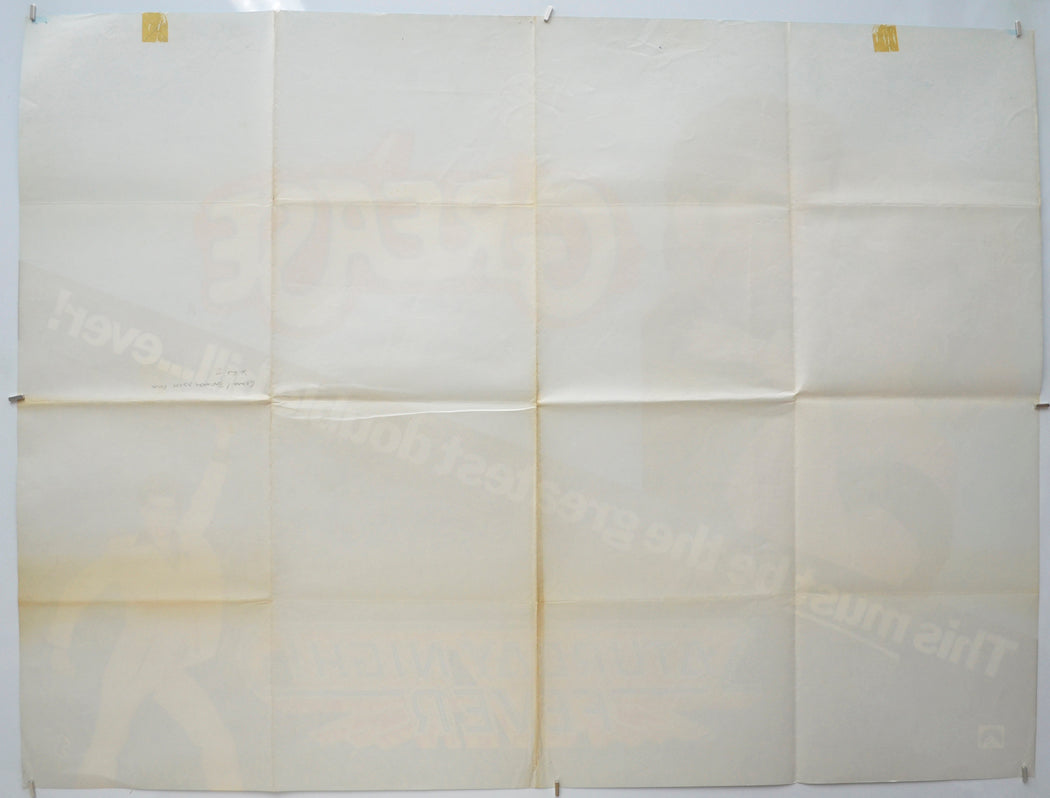 GREASE / SATURDAY NIGHT FEVER (Back) Cinema Quad Movie Poster