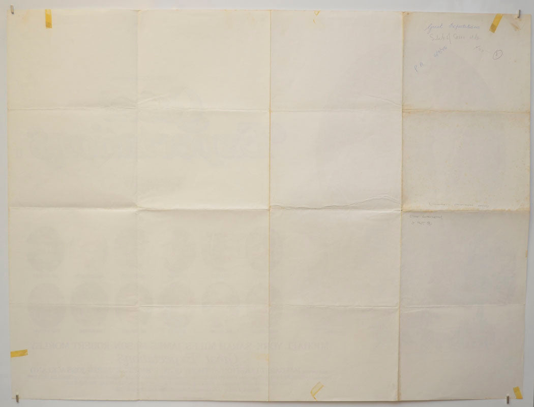 GREAT EXPECTATIONS (Back) Cinema Quad Movie Poster