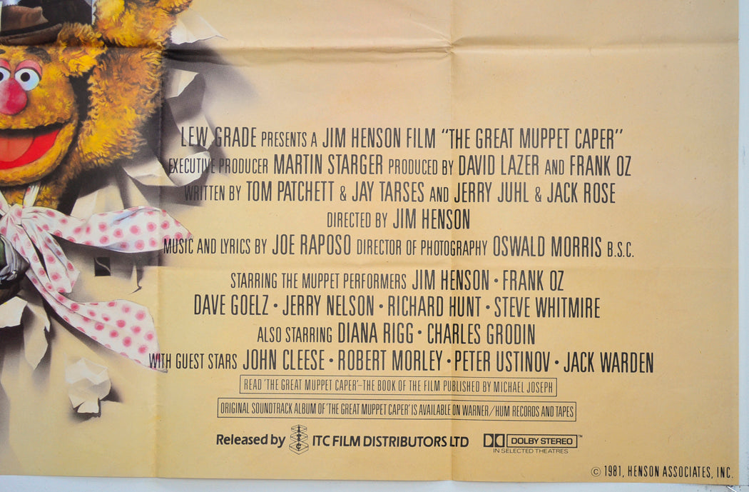 THE GREAT MUPPET CAPER (Bottom Right) Cinema Quad Movie Poster