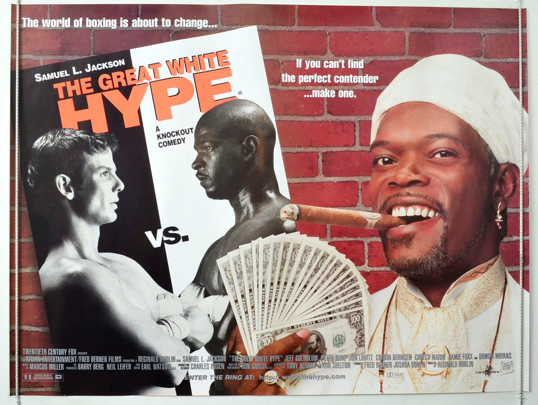 The Great White Hype (Version 2) Original British Quad Poster - Movie Poster