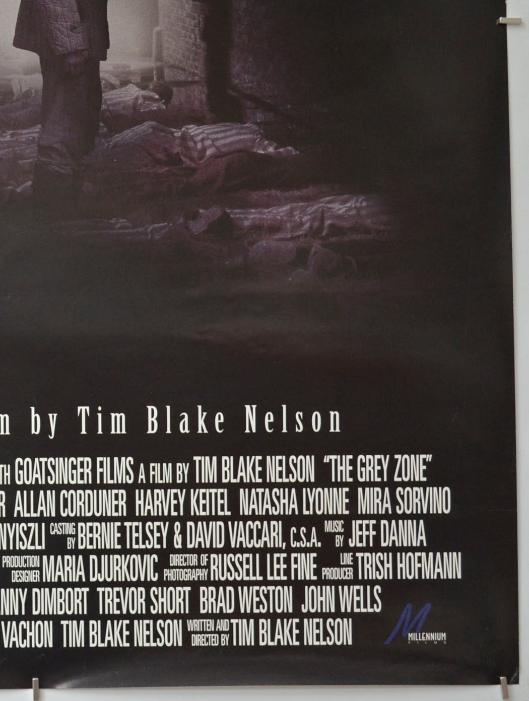 THE GREY ZONE (Bottom Right) Cinema One Sheet Movie Poster