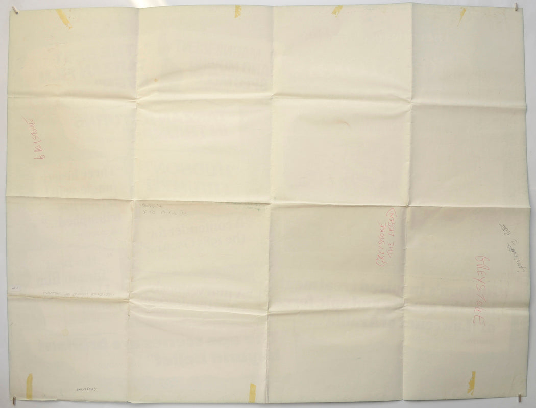 GREYSTOKE THE LEGEND OF TARZAN (Back) Cinema Quad Movie Poster