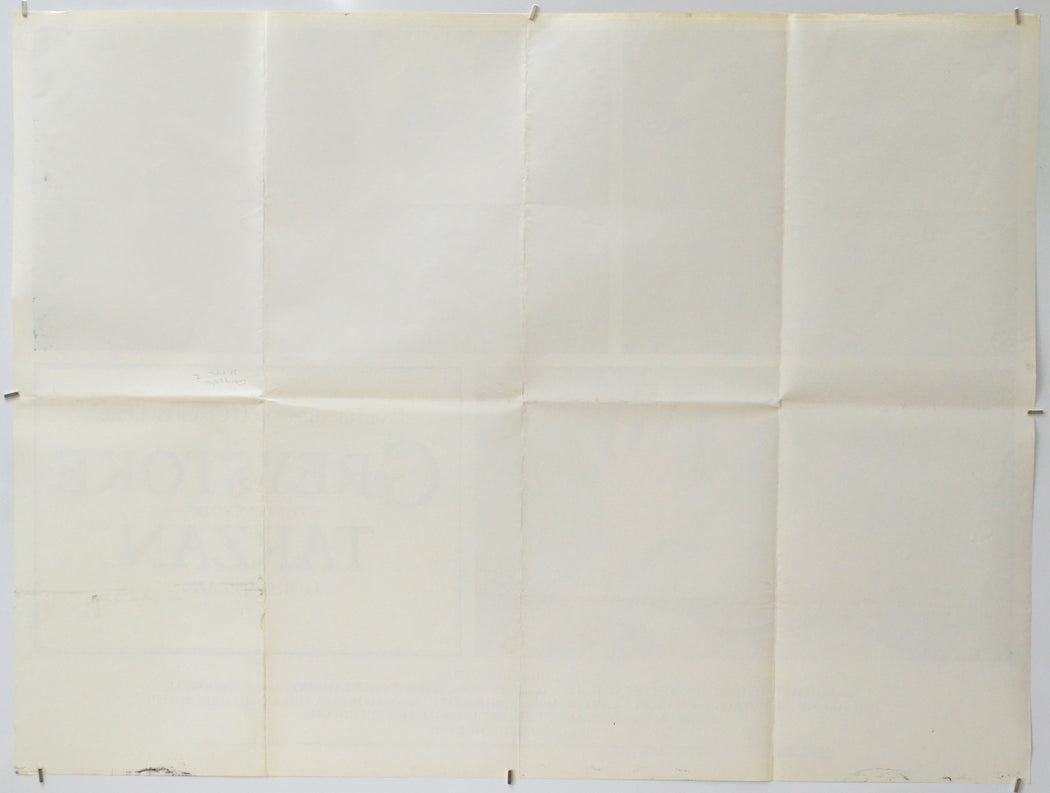 Greystoke : The Legend Of Tarzan (Back) Cinema Quad Movie Poster