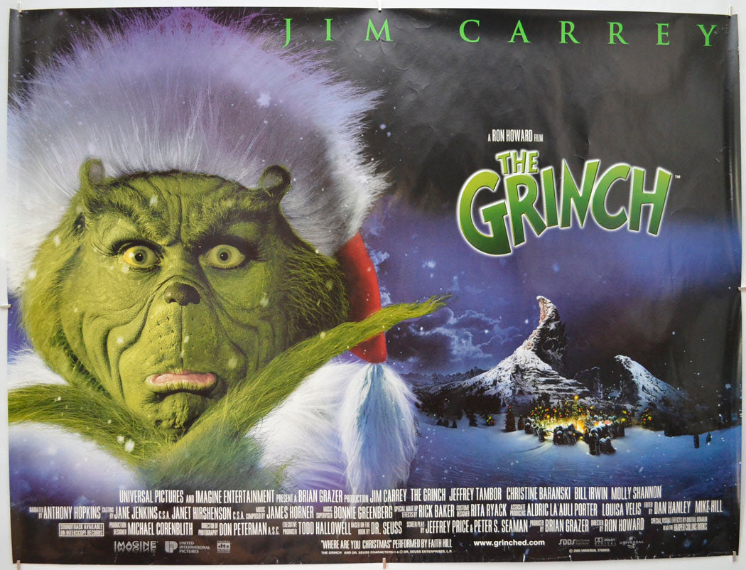 “The Grinch” Original Quad Poster Film Poster Movie Poster