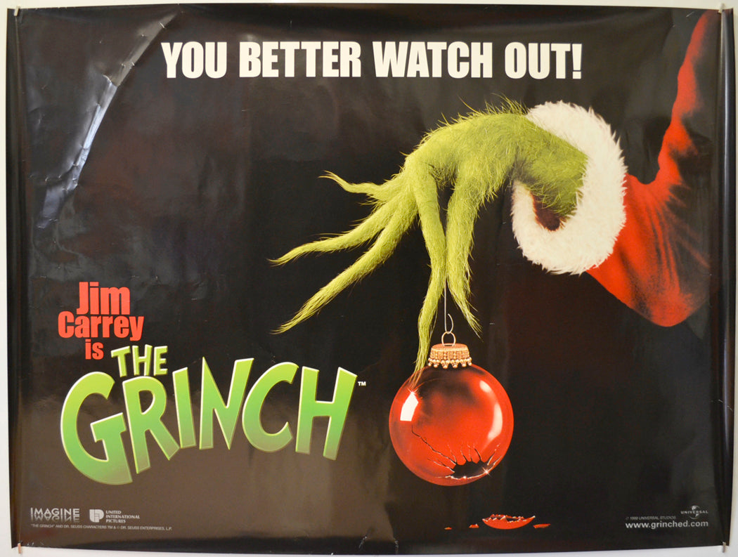 The Grinch (Teaser / Advance Version) Original Quad Poster - Film Poster - Movie Poster