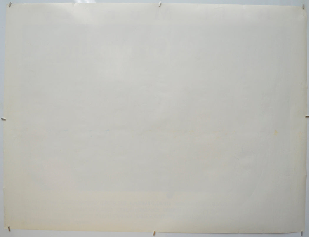 GROUNDHOG DAY (Back) Cinema Quad Movie Poster