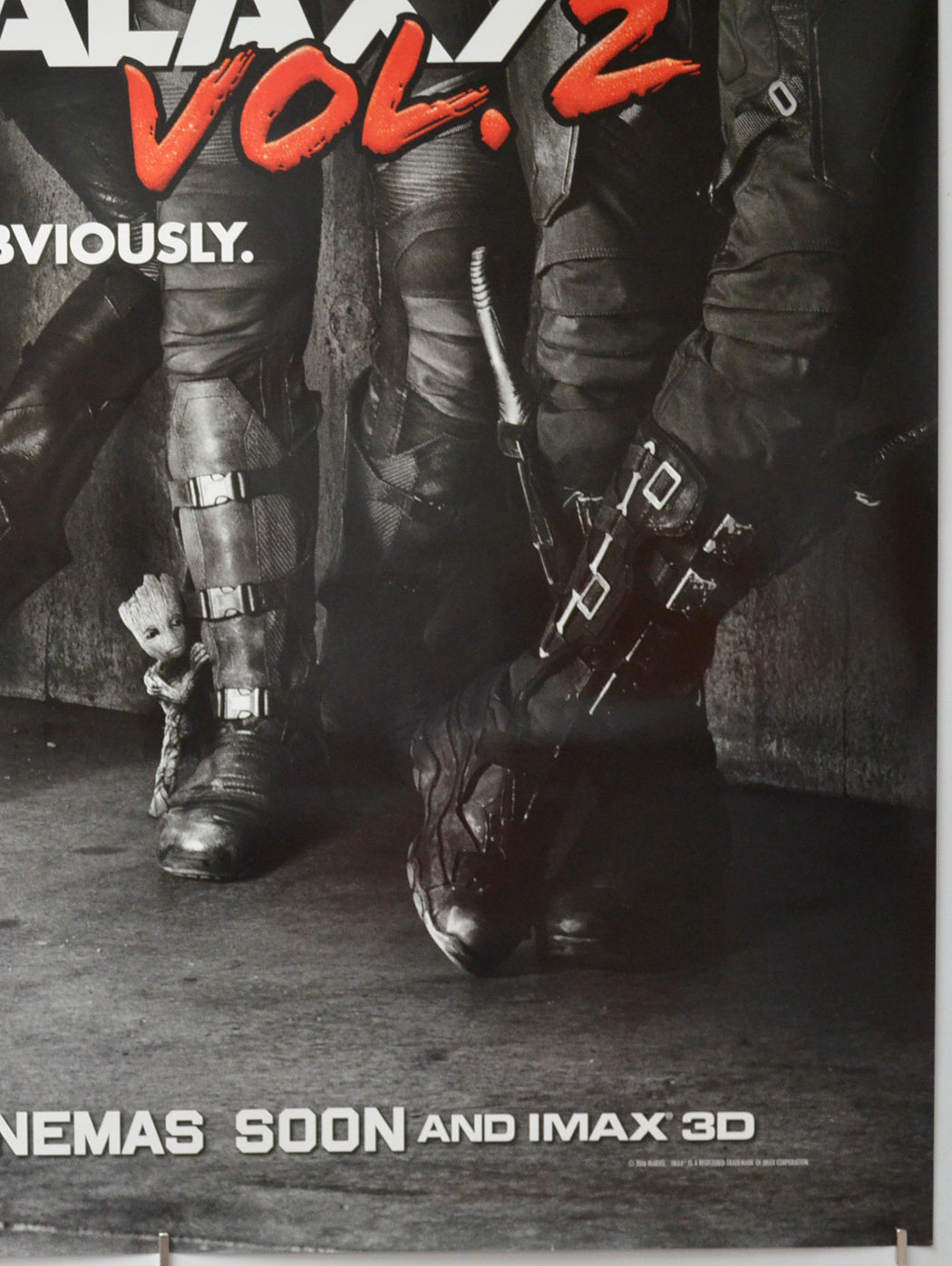 GUARDIANS OF THE GALAXY VOL. 2 (Bottom Right) Cinema One Sheet Movie Poster