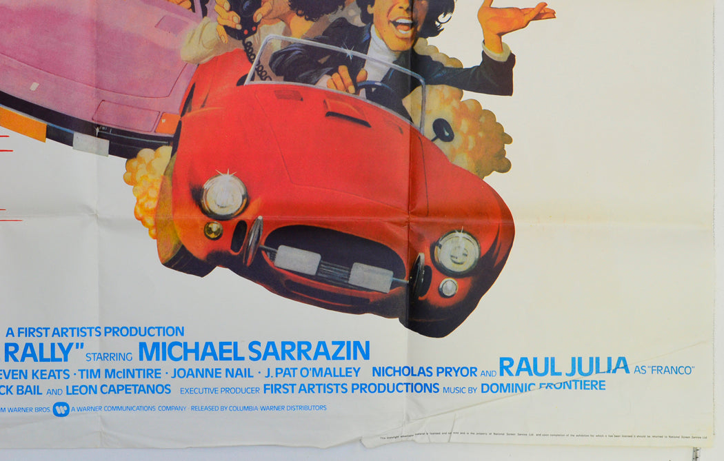 THE GUMBALL RALLY (Bottom Right) Cinema Quad Movie Poster
