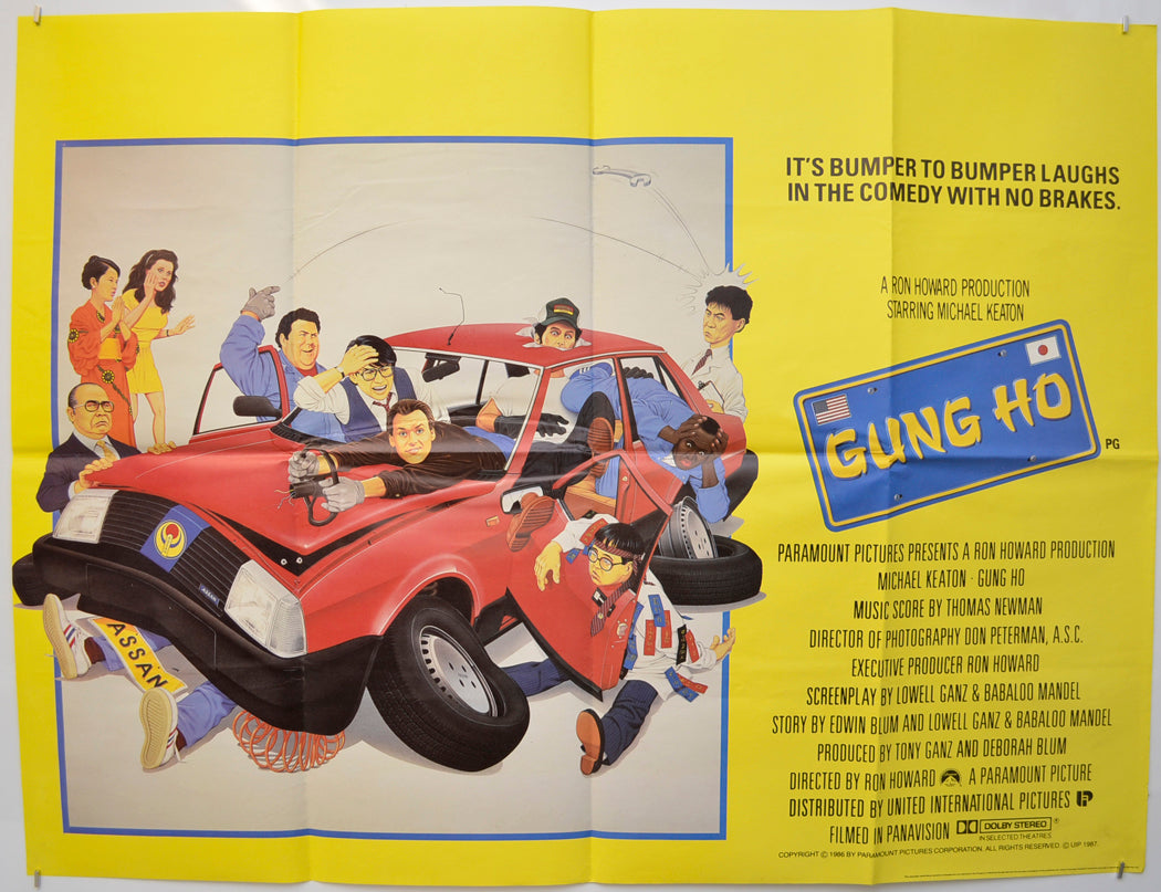 Gung Ho Original Quad Poster - Film Poster - Movie Poster