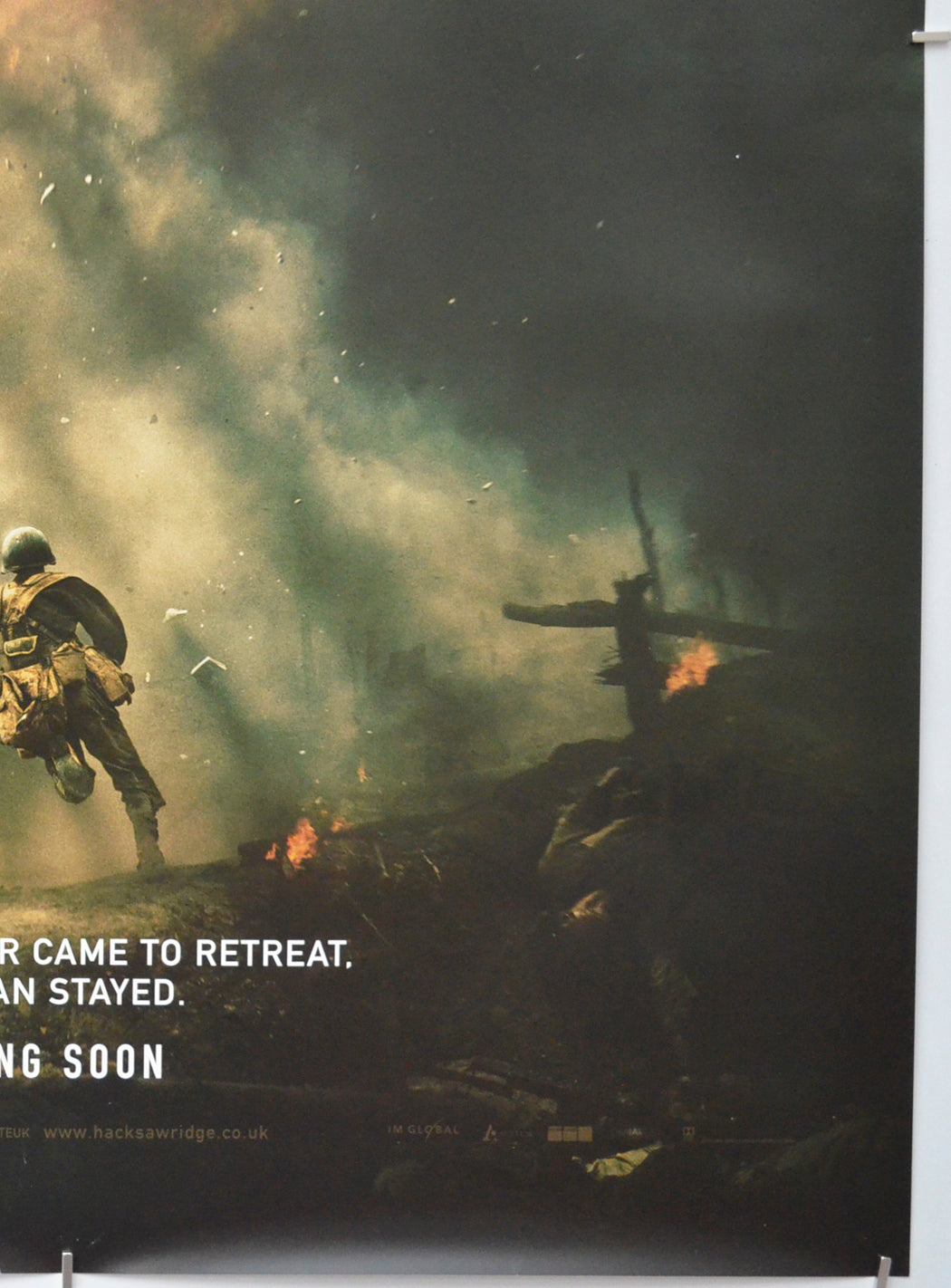 HACKSAW RIDGE (Bottom Right) Cinema One Sheet Movie Poster