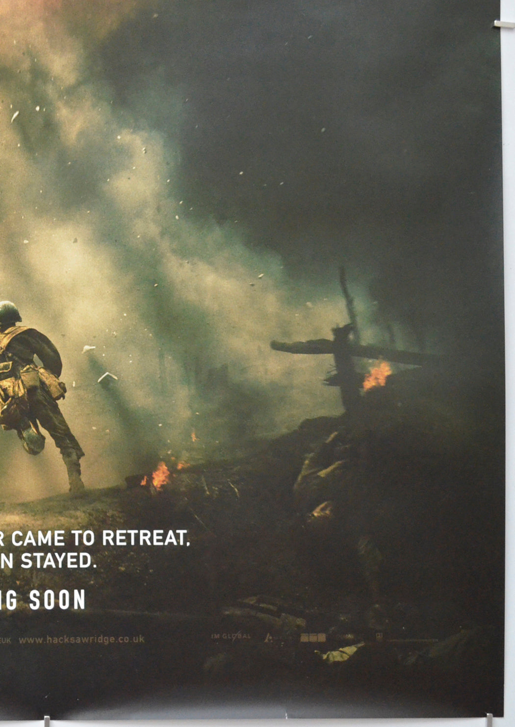 HACKSAW RIDGE (Bottom Right) Cinema One Sheet Movie Poster
