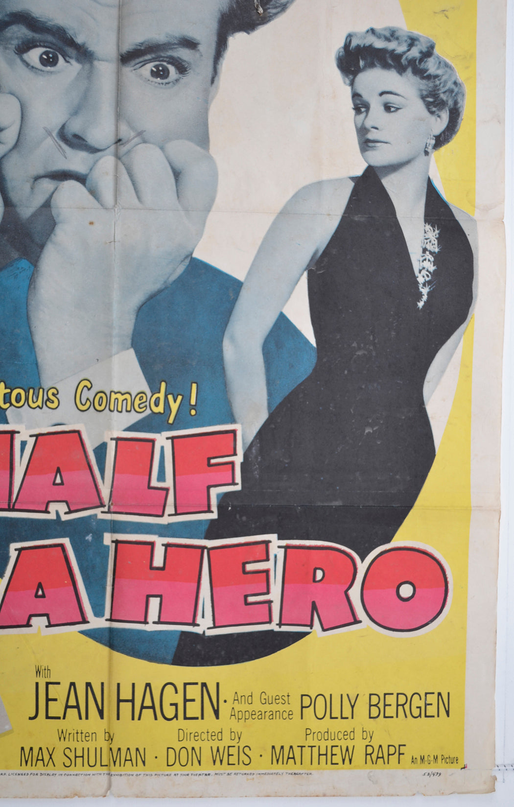 HALF A HERO (Bottom Right) Cinema One Sheet Movie Poster