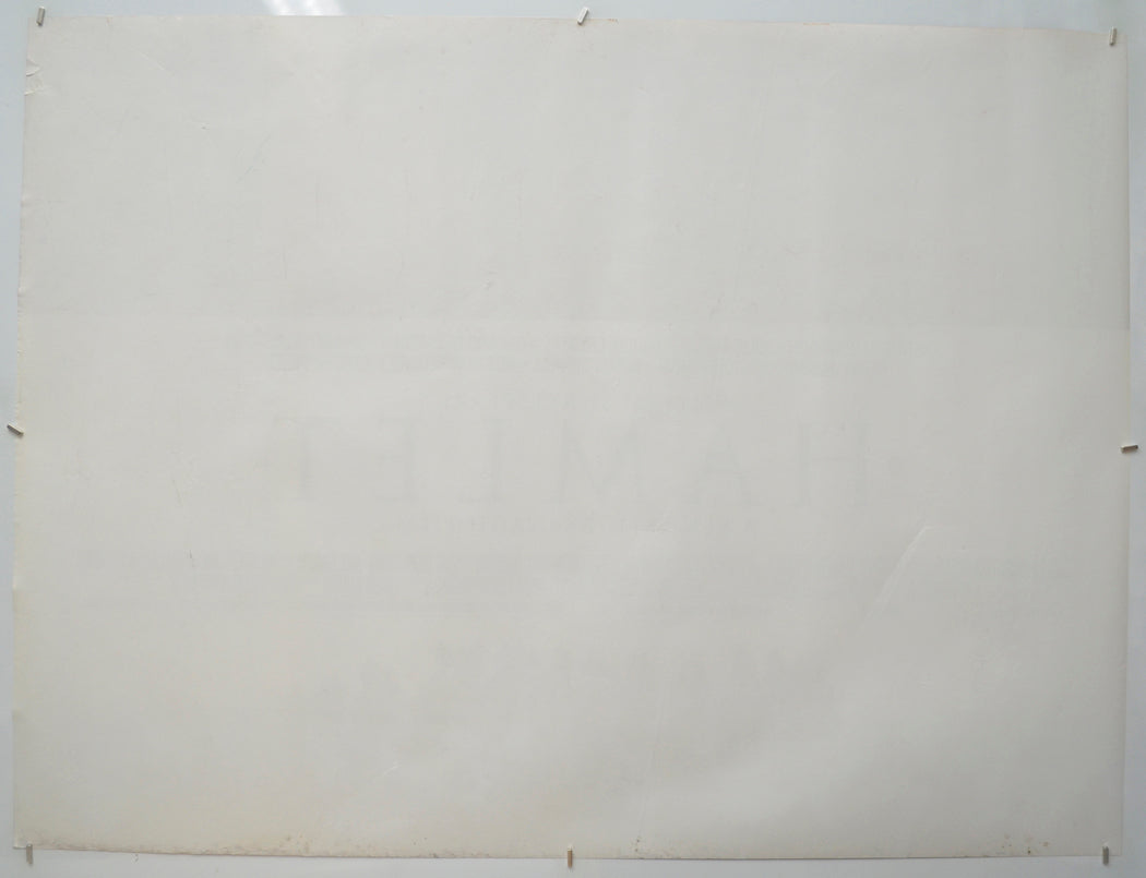 HAMLET (Back) Cinema Quad Movie Poster