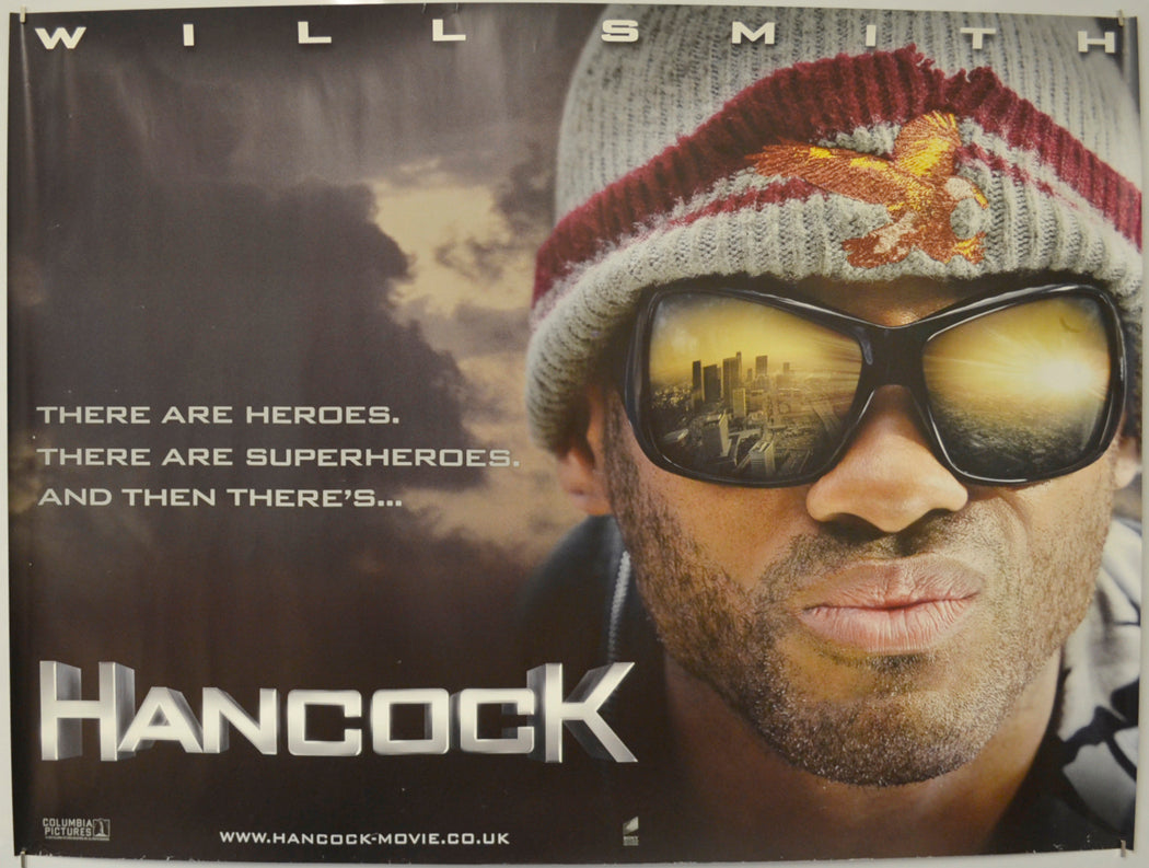 Hancock (Teaser / Advance Version) Original Quad Poster - Film Poster - Movie Poster