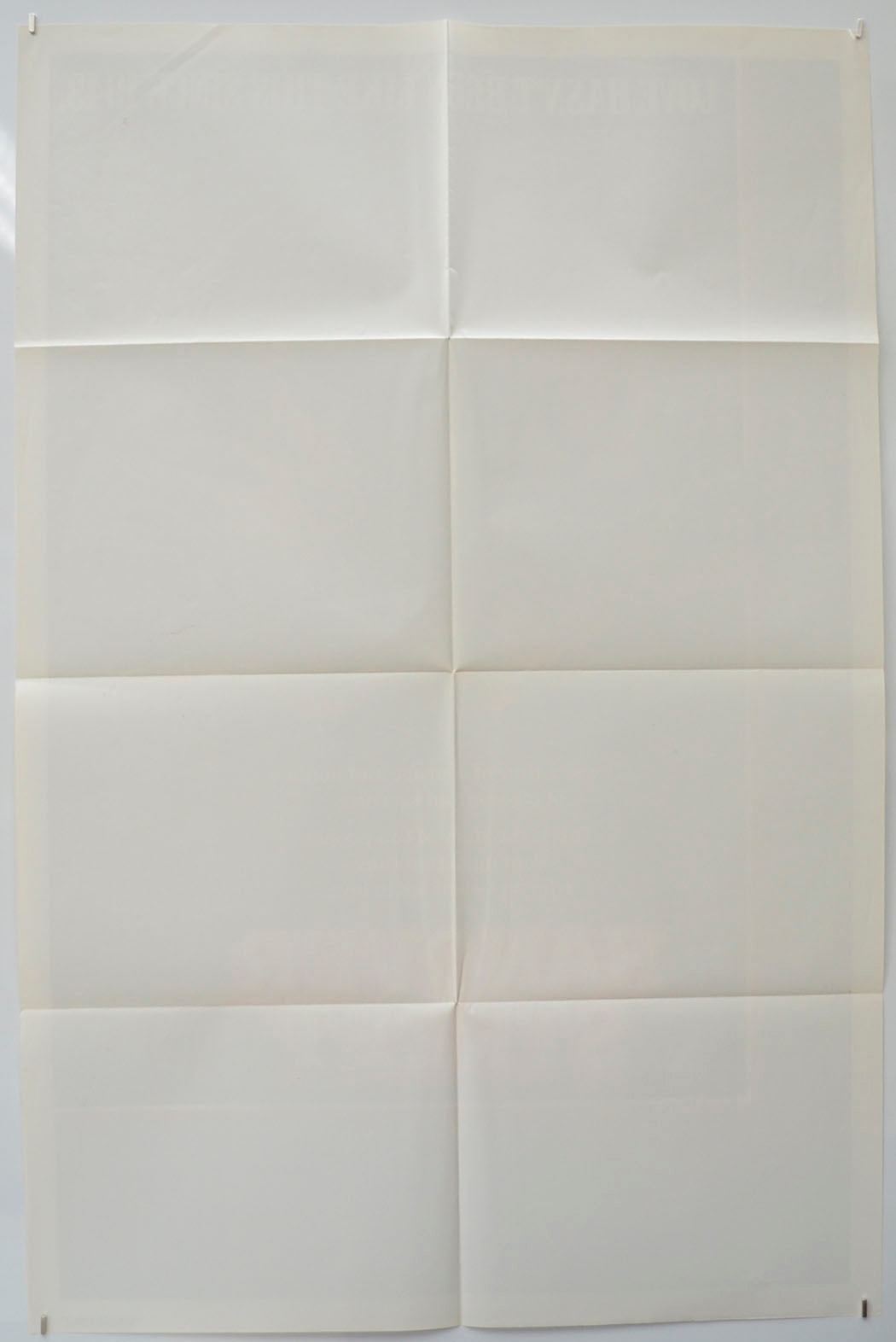 HANOVER STREET (Back) Cinema One Sheet Movie Poster