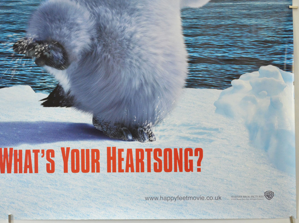 HAPPY FEET (Bottom Right) Cinema Quad Movie Poster
