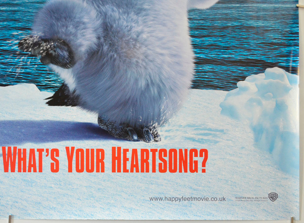 HAPPY FEET (Bottom Right) Cinema Quad Movie Poster