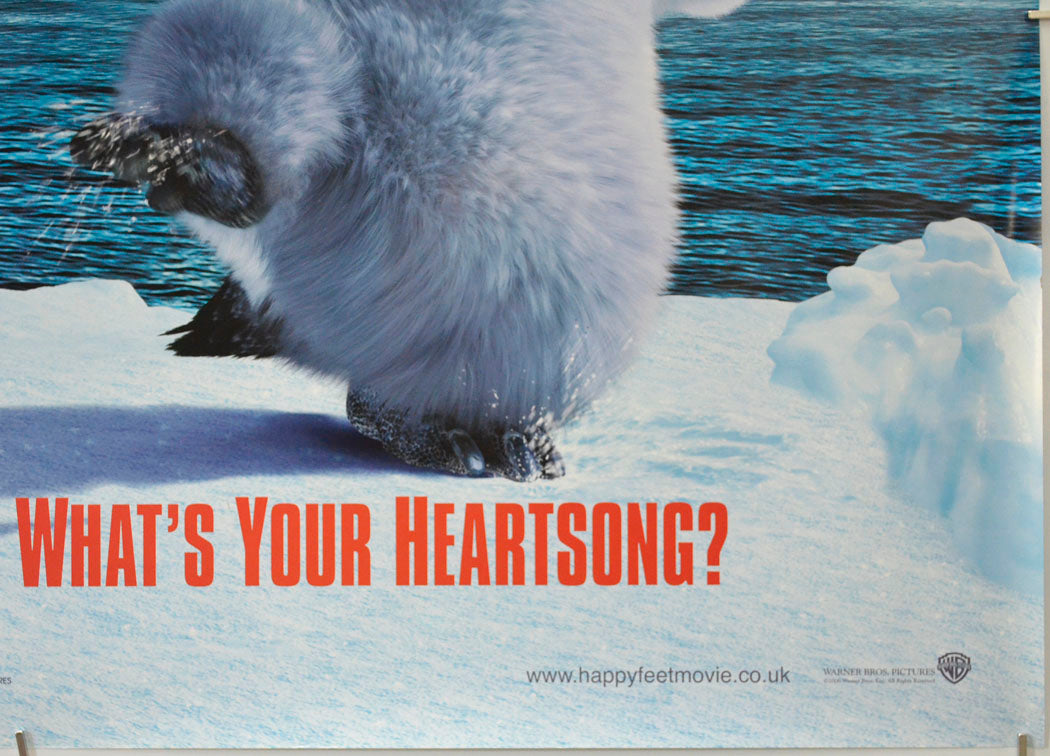 HAPPY FEET (Bottom Right) Cinema Quad Movie Poster