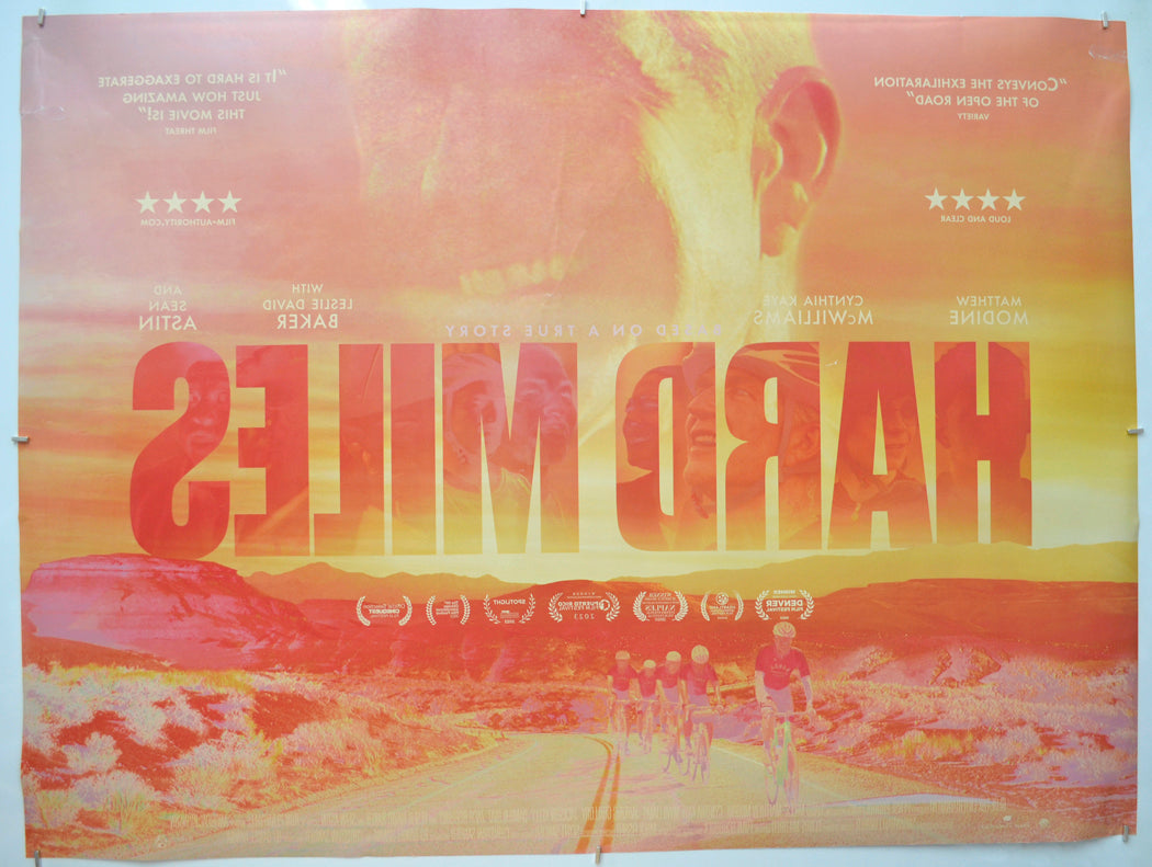 HARD MILES (Back) Cinema Quad Movie Poster