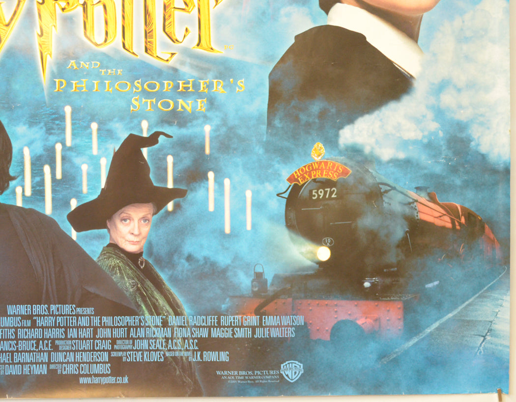 HARRY POTTER AND THE PHILOSOPHER’S STONE (Bottom Right) Cinema Quad Movie Poster
