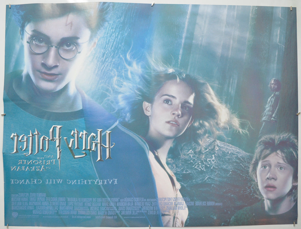 HARRY POTTER AND THE PRISONER OF AZKABAN (Back) Cinema Quad Movie Poster