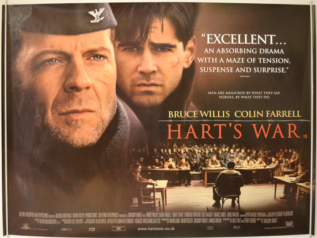 Harts War Original Quad Poster - Film Poster - Movie Poster